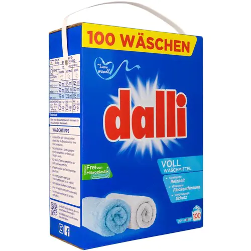 Сухой стиральный порошок Dalli Voll Waschmittel (Activ) 6,5кг